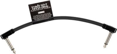 Ernie Ball 6439 Flex Patch Cables Patchkabel Zwart 15cm