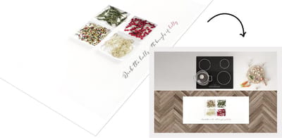 Keukenloper - Loper keuken - Winter - Schalen - Kerst - 120x50 cm - Keukenloper vinyl