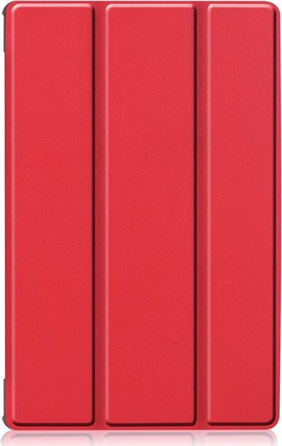 Shop4 - Geschikt voor Lenovo Tab M10 Plus Hoes - Smart Book Case Rood