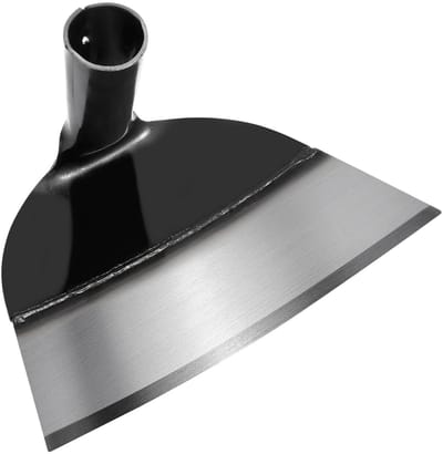 Dailygoods- Tuinhakje Ronde Kop - Tuinschoffel - Tuingereedschap - Onkruidhakken - Vervangingskop - Roestvrij Staal - Duurzaam Ontwerp - Schoffel