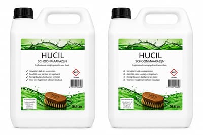 Hucil Schoonmaakazijn - 2x5 liter - azijn - reiniger - ontkalker - azijnzuur - voordeelverpakking