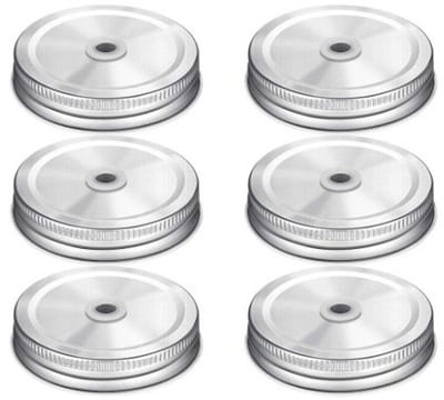 Dailygoody - Inmaakpot deksels - RVS materiaal - Lekvrij en herbruikbaar - Geschikt voor inmaakpotten - Duurzaam en praktisch - Ideaal voor conservere...