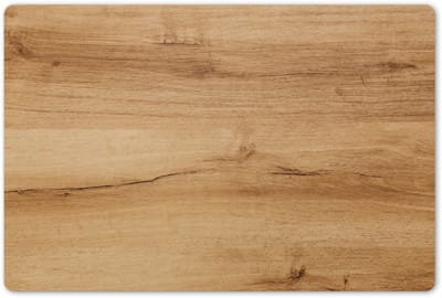 Placemats 45x30 cm - Placemat kunststof - 1 stuk - Houtlook - Bruin - Hout - Borden onderleggers - Decoratie voor op tafel - Keuken tafeldecoratie accessoires - Vinyl onderlegger - Tafelversiering