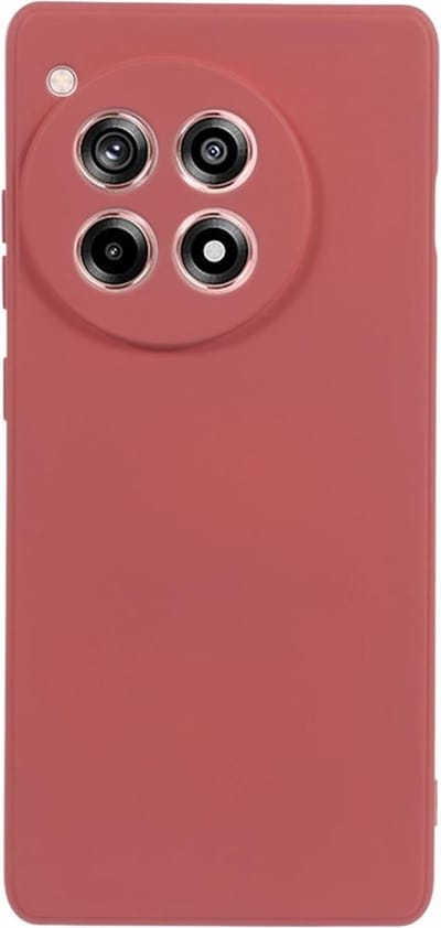 Coverup Hoesje - Geschikt voor OnePlus 12R Hoesje - Coverup Colour TPU Back Cover - Indian Red