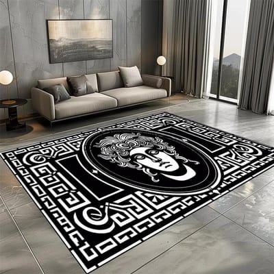 Modern Luxe Tapijt voor Woonkamer Modeontwerp Grote Maat Kleden Garderobe Antislip Vloermatten Slaapkamer Bedzijde Zachte Tapijten 60*90cm