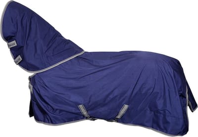 Bucas Deken Atlantic Turnout Full Neck 200gr - Donkerblauw - 195 Cm