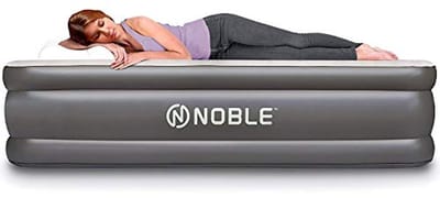 Comfortabel Queen Size Luchtmatras met Ingebouwde Pomp en Verhoogd Ontwerp