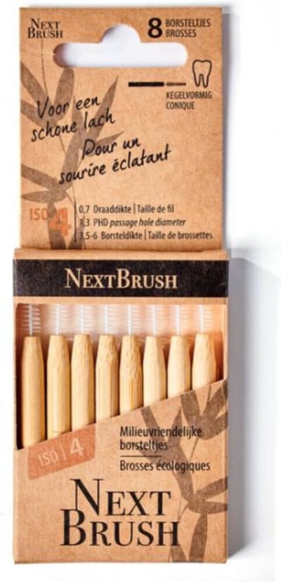 Nextbrush Ragers Bamboe ISO 4 - 8 stuks