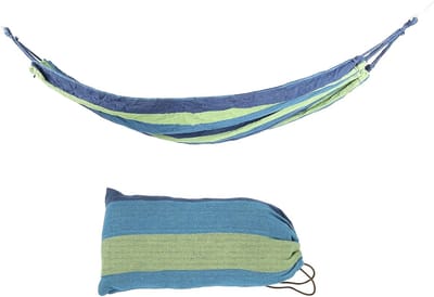 Draagbare Camping Hangmat - Reishangmat Backpacken - Buiten Ontspannen - Lichtgewicht Duurzaam - 250 kg - Blauw