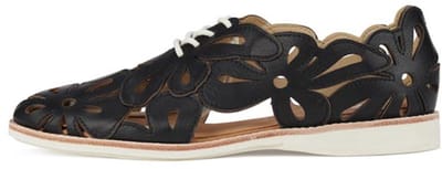 Rollie | Dames | Veterschoen | Sidecut Applique Black | Maat 36
