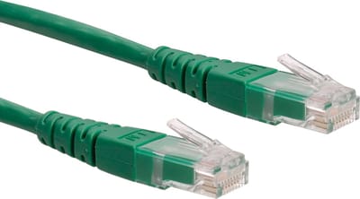 ROLINE Patchkabel Cat.6 UTP (Class E), groen, 0,3 m