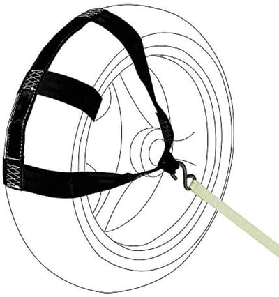 Universele Motorfiets Achterwiel Tie Down Bandjes voor Veilig Transport