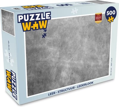 Puzzel Leer - Structuur - Lederlook - Legpuzzel - Puzzel 500 stukjes