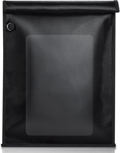 Grote Faraday-tassen voor laptops (13 x 10,2 inch) met signaalblokkerende Faraday-kooi, signaalblokkering voor mobiele telefoons, RFID Faraday-tas met anti-tracking, blokkeert alle soorten signaal.