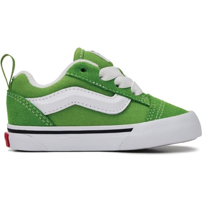 Vans Toddler Knu Skool Elastic Lace Green Taglia: 23.5 | Scarpe Sportive Outlet | kids | Verde