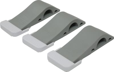 Aidapt Deurstoppers - Anti slip duurzaam 3 stuks - Grijs