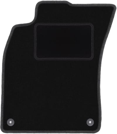 Bestuurdersmat zwart voor: Audi A6 C6 sedan, stationwagen, avant (2004-2006)