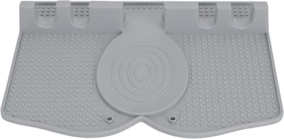 Siliconen Lepelhouder, Antislip Keukenaccessoire voor Lepels, Spatels en BBQ Gereedschap - Lichtgrijs
