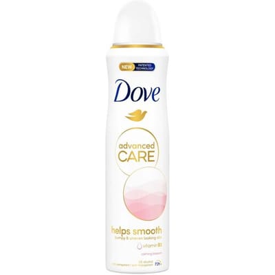 Dove advanced care helpt de huid te verzachten 150 ml deodorant & antitranspirant