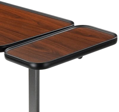 Zijtafeltje voor MultiMotion opvouwbare bedtafel walnoot