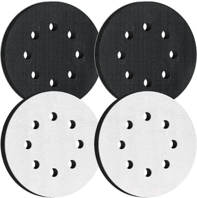 4 Stuks Polijstpads 125 mm Klittenband voor Excentrische Schuurmachine