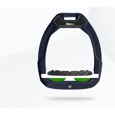 Veiligheidsstijgbeugels Rijtuig Scheef Grip Aluminium/Wit/Groen Flex-On Safe-On