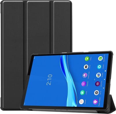 Lenovo Tab M10 Plus / FHD Plus Hoes Book Case Tri-Fold Zwart