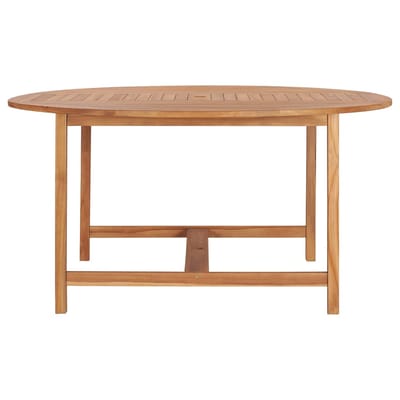 vidaXL - Tuintafel - 150x76 - cm - massief - teakhout