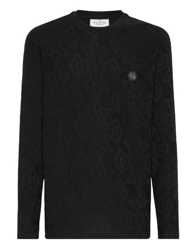 T-Shirt Ronde Hals Ls Crest