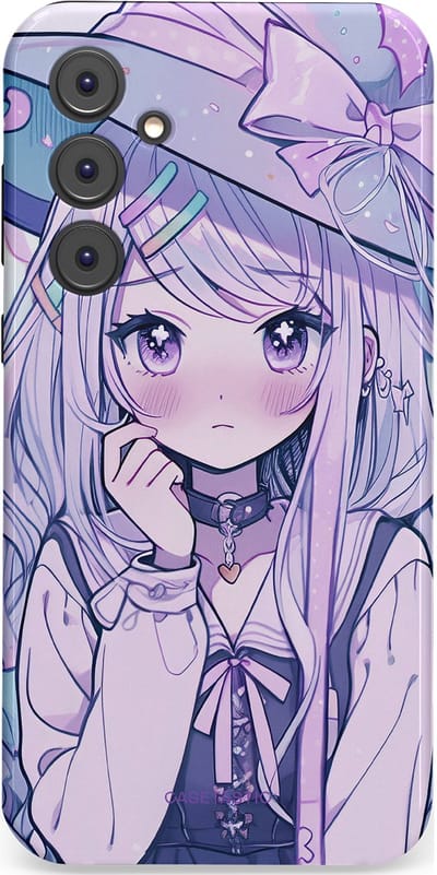 Casetastic Hoesje Geschikt voor Samsung A35 - Stijlvolle Beschermende Duo-layer Case - Yume Meisje