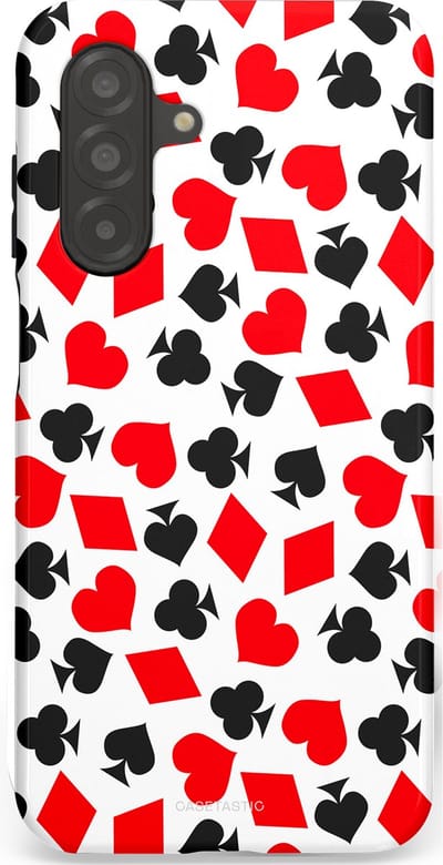 Casetastic Hoesje Geschikt voor Samsung A26 - Stijlvolle Beschermende Duo-layer Case - Harten spel