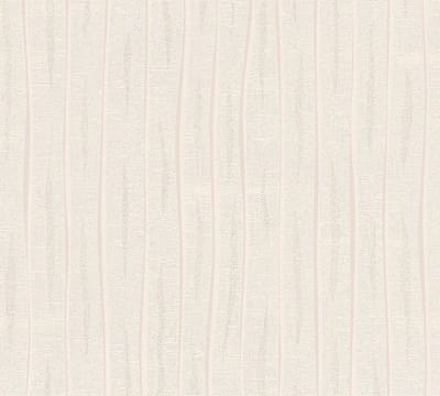 Strepen behang Profhome 364743-GU vliesbehang licht gestructureerd tun sur ton mat crème 5,33 m2