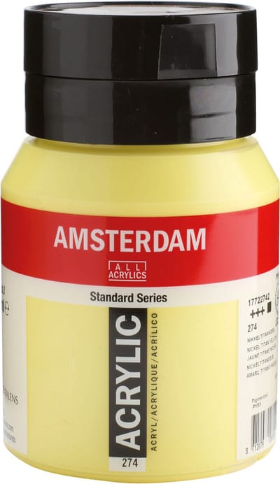 Amsterdam Standard Series Acrylverf - 500 ml 274 Nikkeltitaangeel