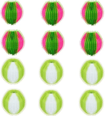 Pluisballen Wasmachine - Haarvangers Kleding - Kleding Reinigen - Herbruikbaar Nylon Materiaal - 4 cm Diameter - Meerkleurig