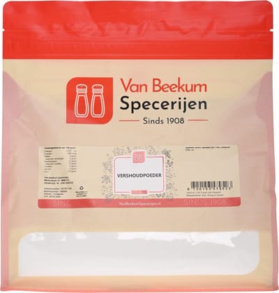 Van Beekum Specerijen - Vershoudpoeder - 1 KG (hersluitbare stazak)
