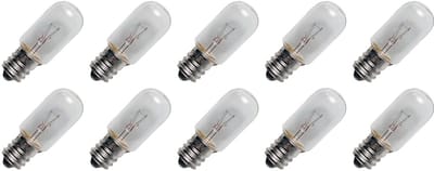 Signaallamp E12 60V 5W - 83 mAh - 10 stuks - T16 Gloeilamp Ø16mm - 45mm - 2500K - Dimbaar