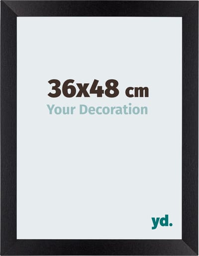 Your Decoration - Fotolijst 36x48 cm - MDF - Zwart Mat - Mura