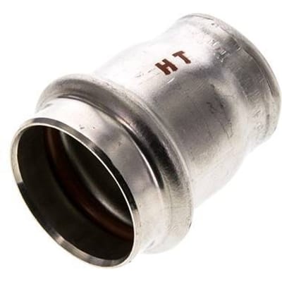 End Cap - 28mm Persmof - RVS