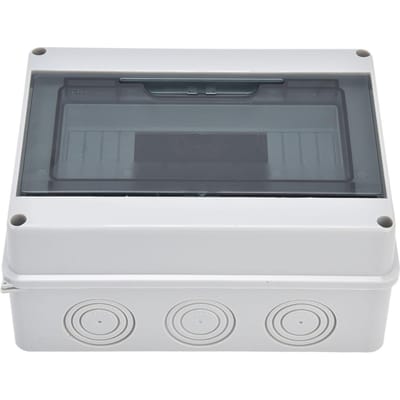 Boîtier de distribution étanche IP65, boîtier de jonction électrique extérieur à 8 voies pour disjoncteur