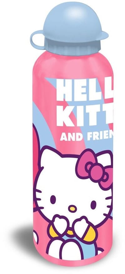 Hello Kitty Drinkfles - 500 ml - Aluminium fles - 1 stuk - Friends uitvoering
