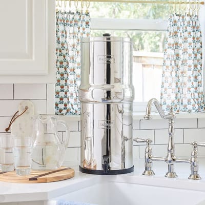 Royal Berkey RVS Waterfilter 12,3 liter - inclusief 2 originele Black Berkey filters