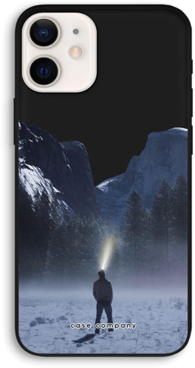 Case Company® - Hoesje geschikt voor iPhone 12 hoesje - Wanderlust - Biologisch Afbreekbaar Telefoonhoesje - Bescherming alle Kanten en Schermrand