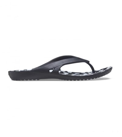 Crocs Kadee ll Heart Print Flip Zwart/Wit Maat 42/43 US W11