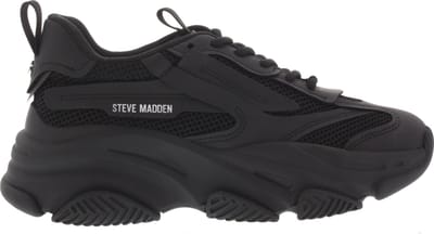 Dames Sneakers Steve Madden Posssession-e Black Zwart - Maat 38