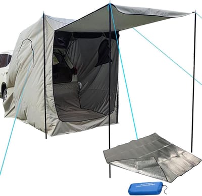 SUV Tent - Auto Tent Kamperen - Outdoor Avontuur - Snelle Installatie - 150x200 cm - Grijs