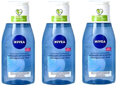 NIVEA Oog makeup Reinigingslotion - Extra mild - 3 x 125 ml