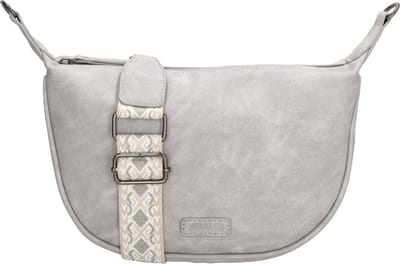 Beagles Malaga Crossbody Schoudertas - Trendy Schouderband - Lichtgrijs