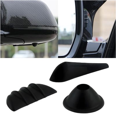 Dailygoods- Voorbumper Spoiler Universeel - Zwart Rubber - Koolstofvezel Textuur - Luchtstroom Lip - Eenvoudig te Installeren - Waterdicht en Duurzaam - Spoilerlip