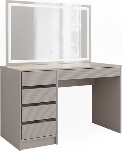 Vicco Sherry Kaptafel – 120 cm met LED-spiegel Kasjmier
