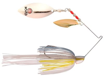 KVD Finesse Spinnerbait Viskunsten, Sexy Shad, 1/2 oz, Perfect Skirt